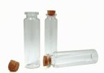 STK Embellishment - Glasfläschchen mit Korken 20 x...