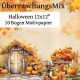 SRH Überraschungspaket 10 Bogen 12"x12" Papier/Cardstock-Mix Halloween