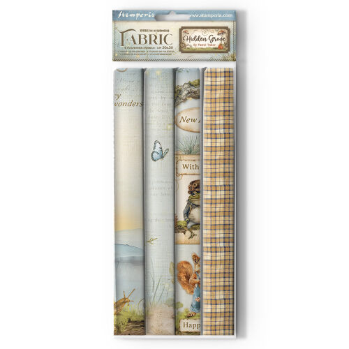 STP Fabric Sheets 12x12" - Hidden Grove
