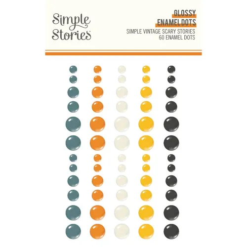 SST Embellishments - Enamel Dots Scary Stories