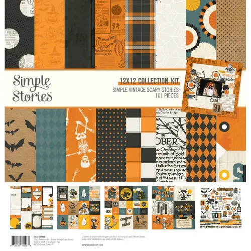 SST Paper Pack 12x12" - Collection Kit Scary Story
