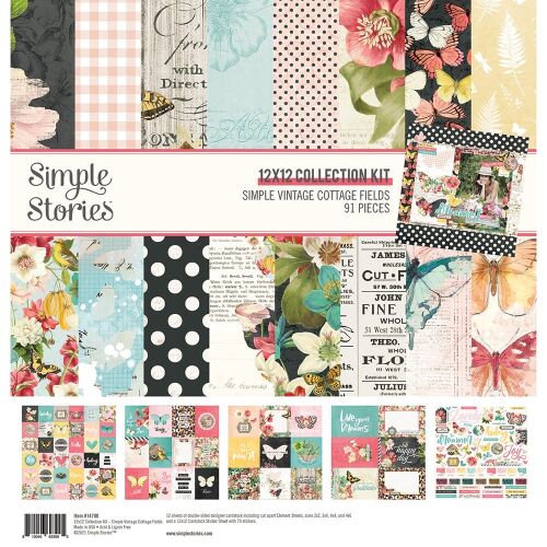 SST Paper Pack 12x12" - Collection Kit Cottage Fields