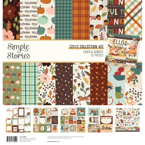 SST Paper Pack 12x12" - Collection Kit Cider & Donuts