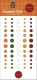 CTB Embellishments - Enamel Dots Welcome Fall